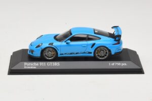 Porsche 911 991 GT3 RS ブルー Minichamps 1:43 410063222 メタル