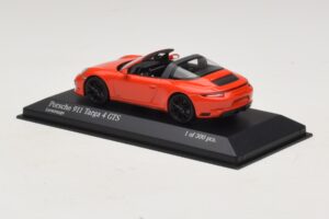 Porsche 911 991 Targa 4 GTS オレンジ Minichamps 1:43 410067341 メタル - 画像 3/5