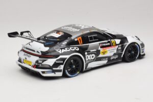 Porsche 911 992 Rally GT #17 C. De Cecco / J. Humblet Rallye de Wallonie 2025 IXO 1:18 18RMC255 メタル - 画像 2/6