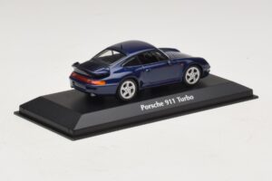 Porsche 911 993 Turbo Blue Metallic Maxichamps 1:43 940069201 メタル - 画像 2/5