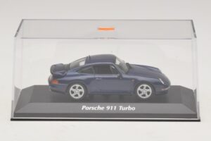Porsche 911 993 Turbo Blue Metallic Maxichamps 1:43 940069201 メタル - 画像 5/5