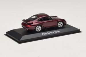 Porsche 911 993 Turbo レッドメタリック Maxichamps 1:43 940069200 メタル - 画像 2/5