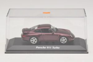 Porsche 911 993 Turbo レッドメタリック Maxichamps 1:43 940069200 メタル - 画像 4/5