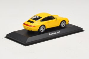 Porsche 911 993 イエロー Maxichamps 1:43 940063000 メタル - 画像 2/5