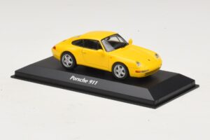 Porsche 911 993 イエロー Maxichamps 1:43 940063000 メタル - 画像 3/5