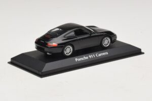 Porsche 911 996 Carrera ブラック Maxichamps 1:43 940061020 メタル - 画像 2/5