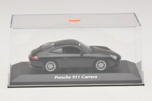 Porsche 911 996 Carrera ブラック Maxichamps 1:43 940061020 メタル - 画像 4/5
