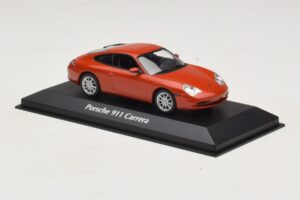 Porsche 911 996 Carrera Orange Metallic Maxichamps 1:43 940061021 メタル - 画像 3/5