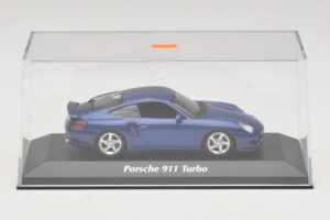 Porsche 911 996 Turbo Blue Metallic Maxichamps 1:43 940069301 メタル - 画像 4/5