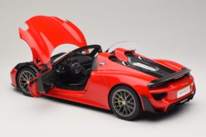 Porsche 918 Spyder Weissach Package Guards Red AUTOart 1:12 12122 メタル - 画像 5/8