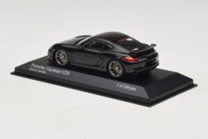 Porsche Cayman GT4 981 Black Metallic Minichamps 1:43 410066121 Diecast - 画像 3/5