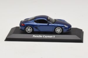 Porsche Cayman S 987 ブルーメタリック Maxichamps 1:43 940065621 メタル