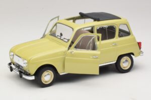 Renault 4L イエロー Solido 1:18 8062 メタル