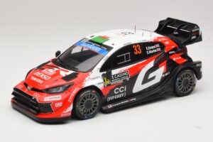 Toyota GR Yaris Rally1 #33 E. Evans / S. Martin Rally Monte Carlo 2026 IXO 1:18 18RMC269B メタル