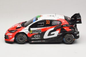 Toyota GR Yaris Rally1 #33 E. Evans / S. Martin Rally Monte Carlo 2026 IXO 1:18 18RMC269B メタル - 画像 3/6