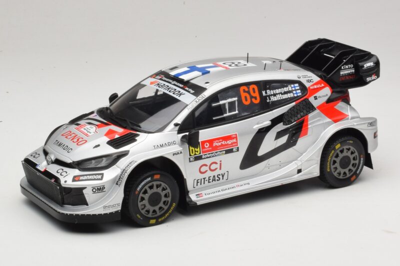 Toyota GR Yaris Rally1 #69 K. Rovanpera / J. Halttunen Rally Portugal 2025 IXO 1:18 18RMC250B メタル