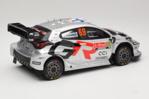 Toyota GR Yaris Rally1 #69 K. Rovanpera / J. Halttunen Rally Portugal 2025 IXO 1:18 18RMC250B メタル - 画像 2/6