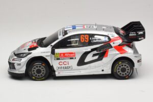 Toyota GR Yaris Rally1 #69 K. Rovanpera / J. Halttunen Rally Portugal 2025 IXO 1:18 18RMC250B メタル - 画像 3/6