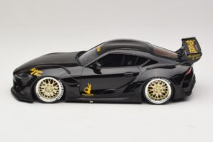 Toyota Supra GR A90 Pandem V1.0 ブラック TopSpeed 1:18 TS0307 レジン - 画像 3/6