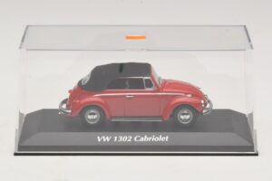 Volkswagen 1302 カブリオレ レッド Maxichamps 1:43 940055031 メタル - 画像 4/5