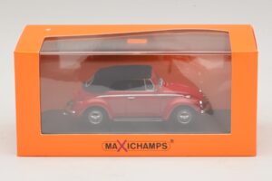 Volkswagen 1302 カブリオレ レッド Maxichamps 1:43 940055031 メタル - 画像 5/5