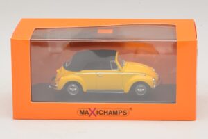 Volkswagen 1302 カブリオレ イエロー Maxichamps 1:43 940055030 メタル - 画像 5/5