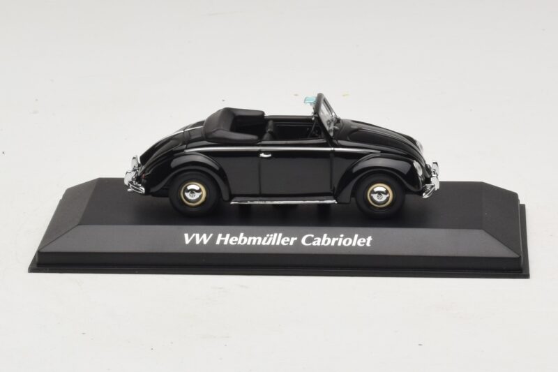 Volkswagen Hebmuller カブリオレ ブラック Maxichamps 1:43 940052130 メタル