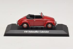 Volkswagen Hebmuller カブリオレ レッド Maxichamps 1:43 940052131 メタル