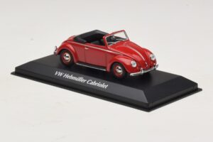 Volkswagen Hebmuller カブリオレ レッド Maxichamps 1:43 940052131 メタル - 画像 3/5