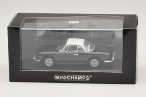 Volkswagen Karmann Ghia ブラック ホワイトルーフ Minichamps 1:43 430050224 メタル - 画像 5/5
