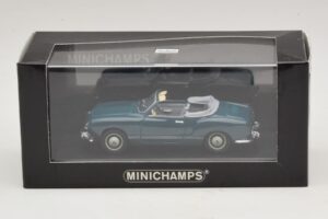 Volkswagen Karmann Ghia カブリオレ ダークブルー Minichamps 1:43 GHIA001 メタル - 画像 5/5