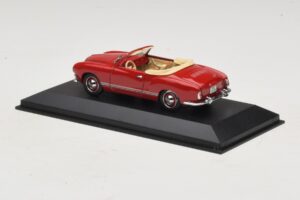 Volkswagen Karmann Ghia カブリオレ ダークレッド Minichamps 1:43 5032 メタル - 画像 3/5