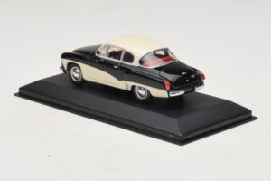 Wartburg A311 ダークブルー ホワイト Minichamps 1:43 WARBURG001 メタル - 画像 3/5